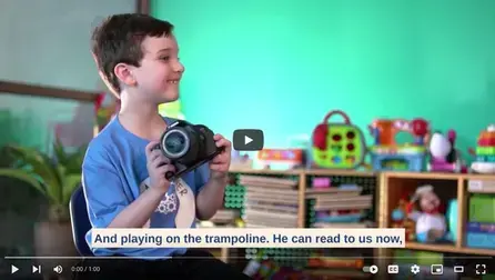 Learner journey for children with autism video